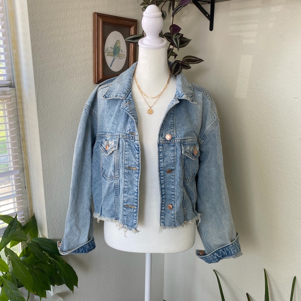 Wild Fable Light Blue Jean Jacket